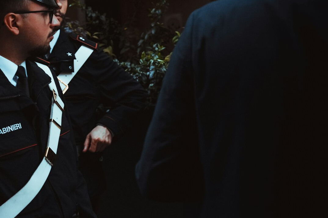 security professional in action